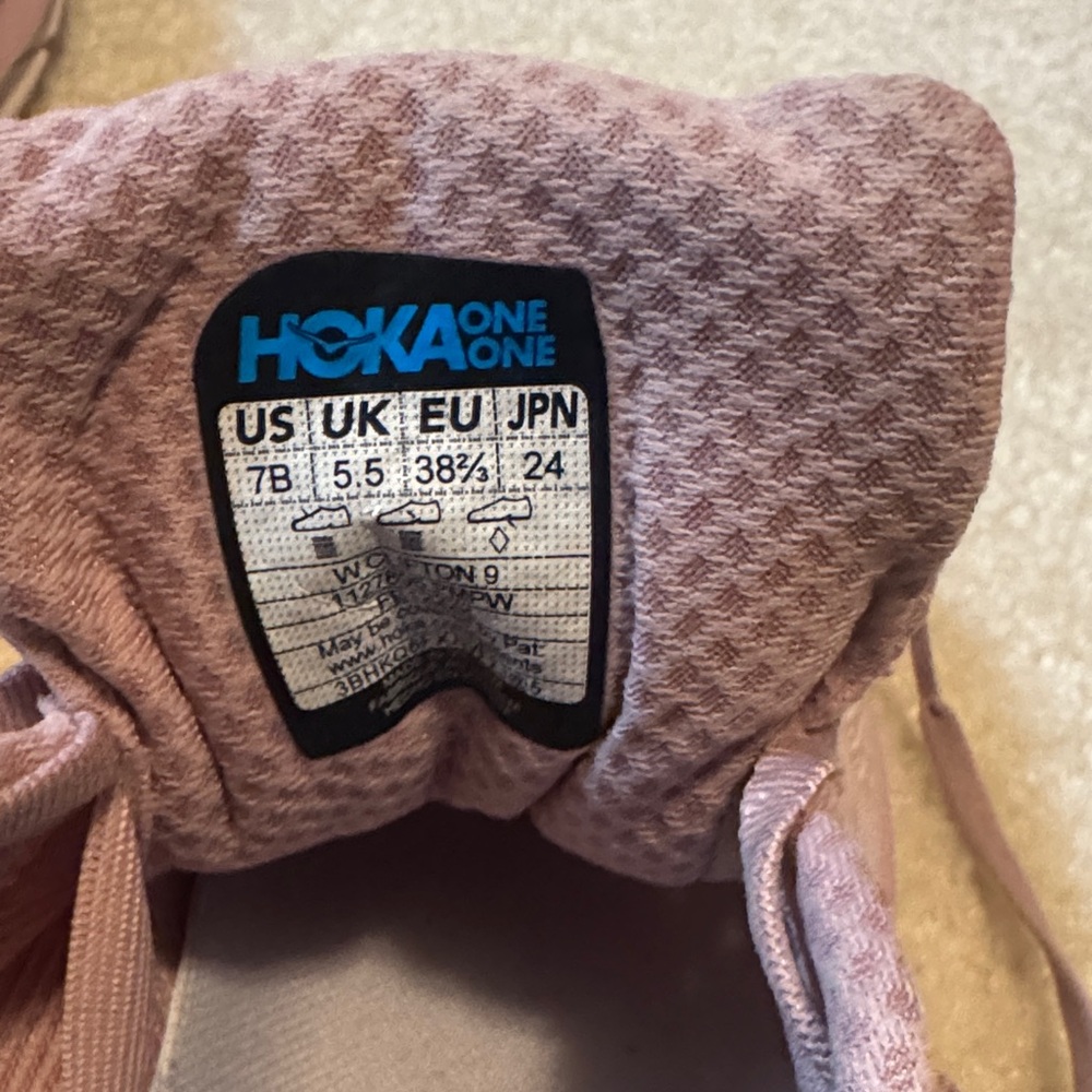 Hoka Women's Dusty Pink Running Shoes - Picture 5 of 5